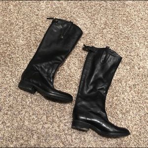 Sam Edelman Tall Black Leather Boots